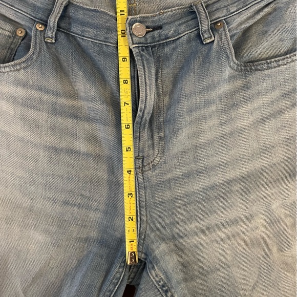 ⭐️ 3/$20 Everlane Super Soft Straight Leg Jean Size 31 Light Wash Organic Cotton - Picture 6 of 12